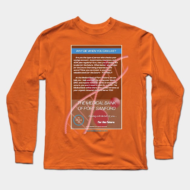 Medical Bank Promo Long Sleeve T-Shirt by tyrone_22